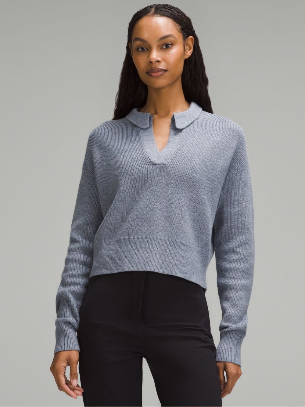 Lululemon Collared Merino Wool-Blend Sweater